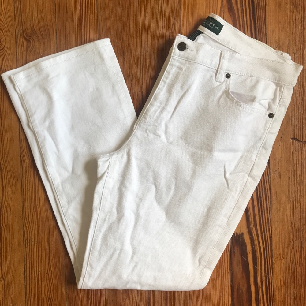 Ralph Lauren 12P white denim jeans